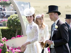 Cantiknya Kate Middleton Bergaun Lace di Pertandingan Kuda Royal Ascot