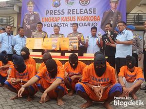 Sindikat Narkoba dari Madura Digulung Polresta Sidoarjo
