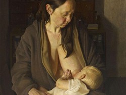 Lukisan Ibu Menyusui Jadi Pemenang Kompetisi Potret Bergengsi