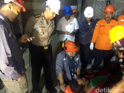 3 dari 7 yang Terjebak di Cerobong Asap PLTU Palabuhanratu Berhasil Dievakuasi