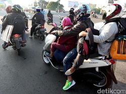 Anak-anak sampai Barang Bawaan Diangkut, Perlukah Mudik Pakai Motor Dilarang?