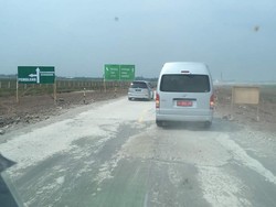 Minim Penerangan dan Berdebu, Ini Wujud Tol Darurat Brebes-Kendal