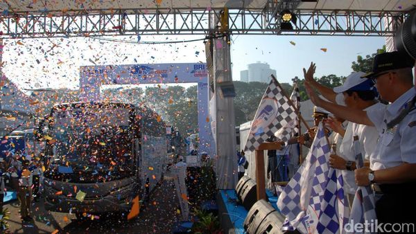 Ribuan Nasabah BRI Mudik Gratis