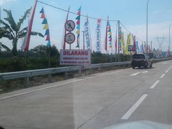 Lewat Jalan Tol Fungsional Jangan Melebihi Batas Kecepatan 40 Km/Jam