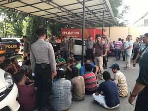 Polisi Tangkap 34 Preman di Terminal Medan