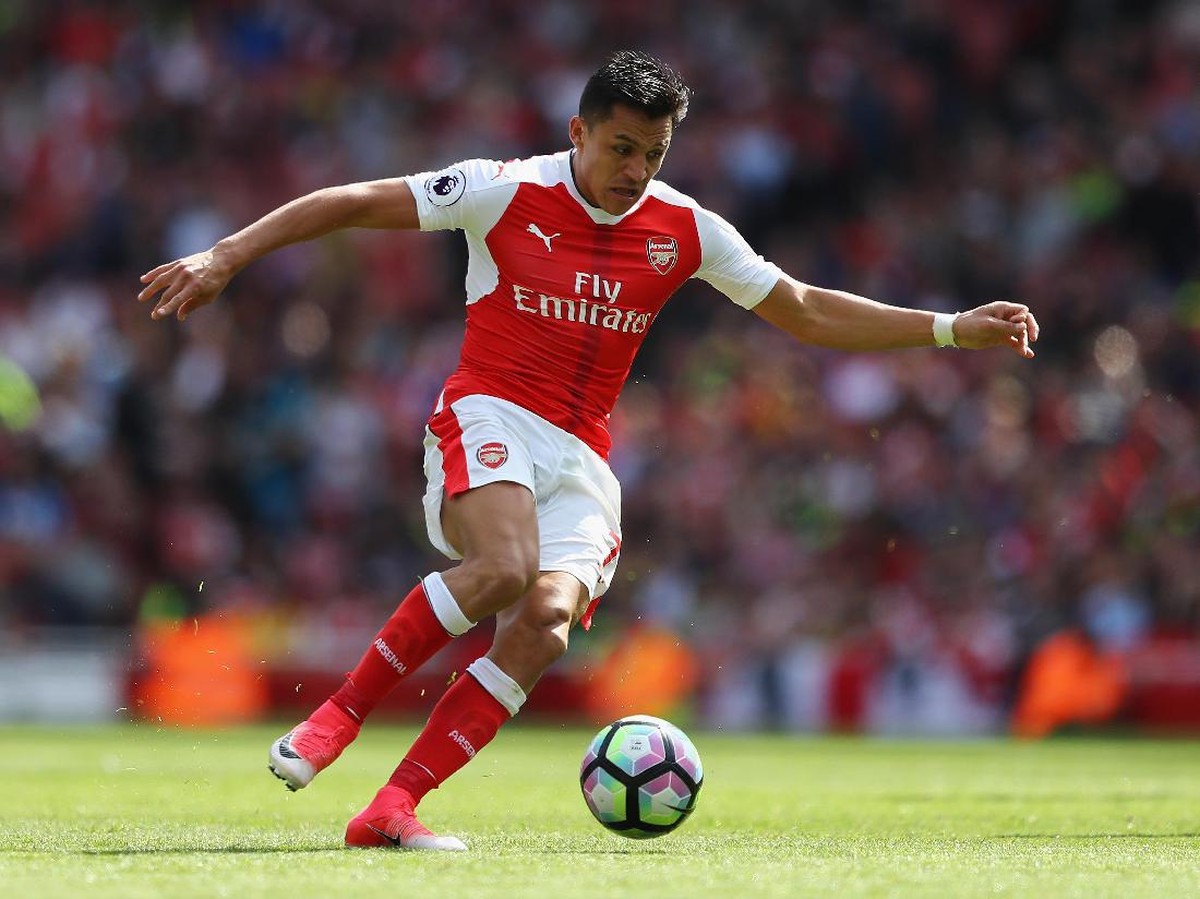 Pemain Chile, Alexis Sanchez. (Foto: Clive Mason/Getty Images)