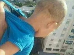 Bayi Diayun-ayun dari Lantai 15 Demi Mendapat Like di Facebook