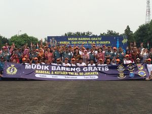 Berangkatkan Mudik Gratis, KSAL ke Prajurit: Kembali Tepat Waktu