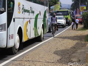 Mudik 2017, Pria ini Kayuh Ontel dari Jakarta ke Tasikmalaya