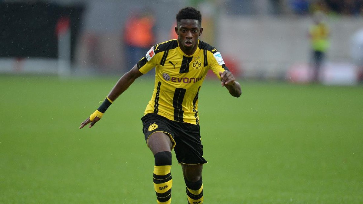 Ousmane Dembele bersama Dortmund musim lalu (Foto: Deniz Calagan/Getty Images)