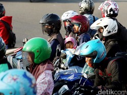 Polisi Imbau Pemudik Motor Tak Bawa Barang dan Penumpang Berlebih