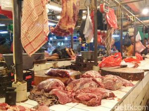 H-3 Lebaran Harga Daging Sapi Tembus Rp 130.000/Kg