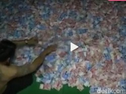 Ini Dia Perekam Video Kades Nono Tidur di Atas Tumpukan Uang