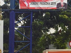 Spanduk Jokowi Presiden 2019 Muncul di Kalibata