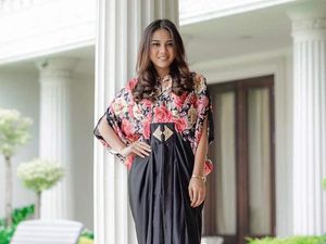 Foto: Inspirasi Kaftan untuk Lebaran ala Aurel Hermansyah
