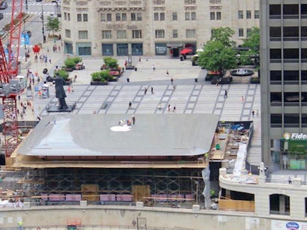 Apple Store di Chicago Mirip MacBook Air Apple Store di Chicago Mirip MacBook Air