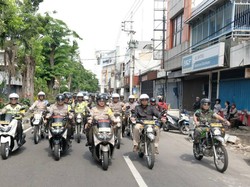Polisi Awasi Rumah di Surabaya Utara yang Ditinggal Mudik Lewat Patroli