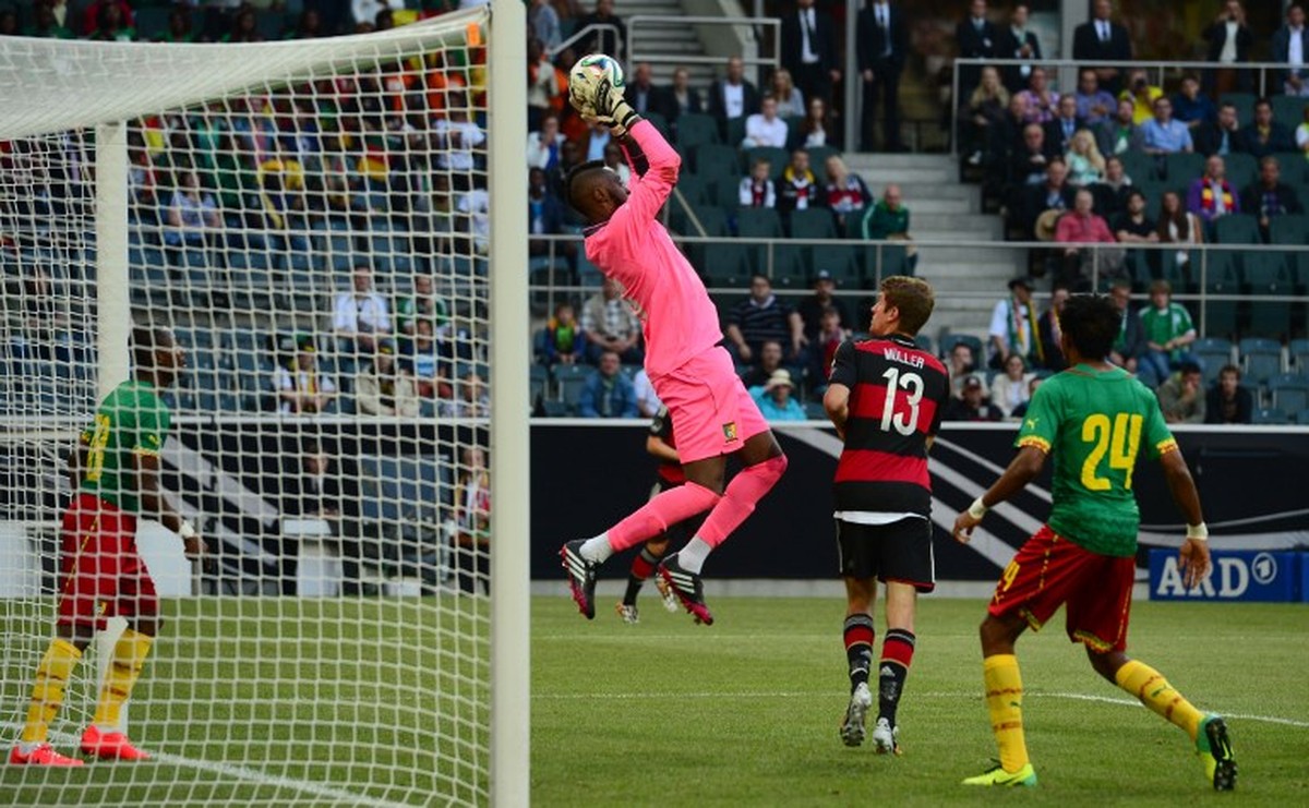 Pertandingan ujicoba Jerman vs Kamerun, Juni 2014. Foto: AFP PHOTO / JOHN MACDOUGALL