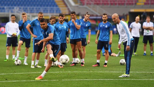 Casemiro, salah satu pemain kunci Zidane atas sukses Real Madrid.