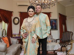 Kemesraan Krisdayanti dan Raul Lemos di Lebaran 2017