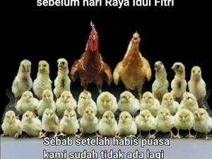 Meme Lucu Curhatan Saat Lebaran