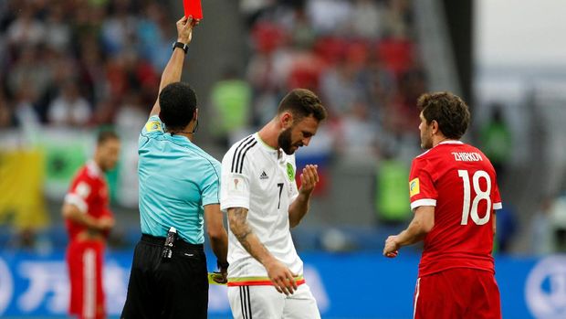 Meksiko Tembus Semifinal, Rusia Tersingkir