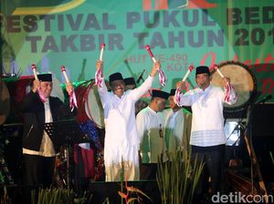 Festival Pukul Beduk di Balai Kota Jakarta