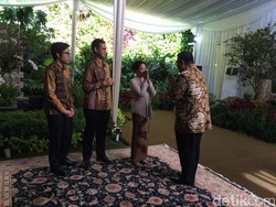 Open House Lebaran, Rumah Menteri Rini Diserbu Bos-bos BUMN