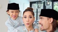Gaya Lebaran Artis hingga Penampakan Istri Bercadar Egi John