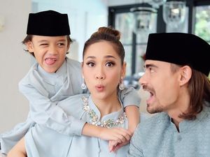 Gaya Lebaran Artis hingga Penampakan Istri Bercadar Egi John