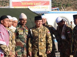 Saat Prajurit TNI di Lebanon Rayakan Lebaran Bersama Saddam Hussain