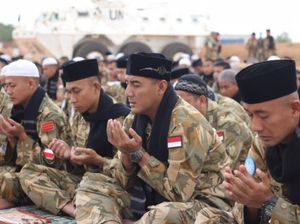 Haru Perayaan Idul Fitri Pasukan Perdamaian RI di Sudan Haru Perayaan Idul Fitri Pasukan Perdamaian RI di Sudan