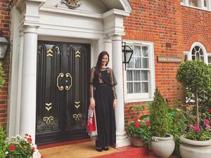 Gaya Kimberly Ryder Rayakan Lebaran di KBRI London