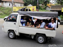 Mudik Pakai Mobil Bak Terbuka Bakal Ditilang Polisi