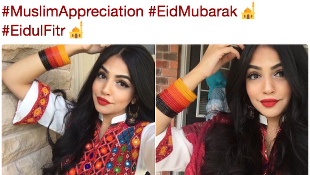 #EidMubarak Jadi Ajang Pamer Selfie Cantik