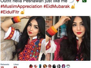 #EidMubarak Jadi Ajang Pamer Selfie Cantik