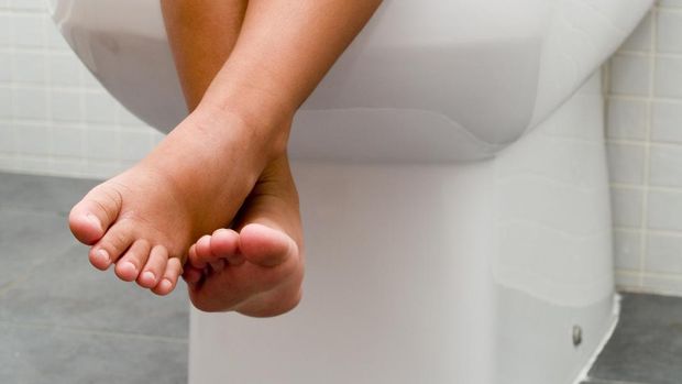 ilustrasi anak pipis