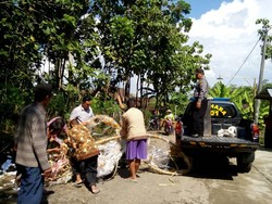 Tertimpa Balon Udara yang Terbakar, Begini Kondisi Masjid di Ngawi