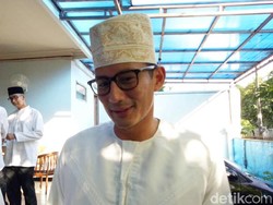 Hadiri Open House SBY, Sandiaga Ungkap Obrolan dengan Agus
