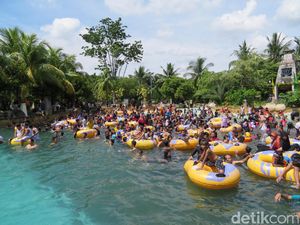 Hari Kedua Lebaran, Ancol Siang Ini Dipadati 57.116 Pengunjung