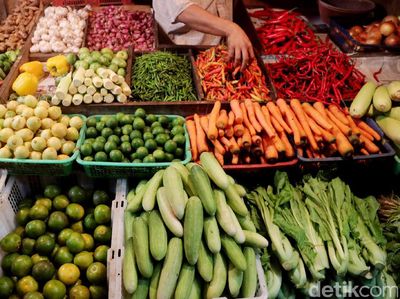 Harga Bahan Pangan Turun Pasca Lebaran