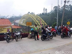 Polsek Ibun Siapkan Ojek dan Taksi Gratis di Lingkar Kamojang