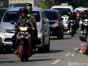 H+2 Arus Balik Lebaran, Gerbang Tol Cileunyi Padat