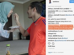 Canda Yusuf Mansur soal Kue Ultah Sandi: The Second to Me?