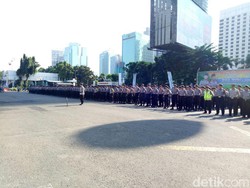 Jelang Kedatangan Obama, Polda Metro Jaya Gelar Apel