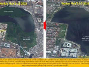 Viral Foto Perubahan Waduk Pluit dan Ciliwung di Ultah Ahok Viral Foto Perubahan Waduk Pluit dan Ciliwung di Ultah Ahok