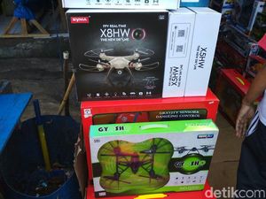Di Pasar Gembrong Jual Drone Rp 230 Ribu Hingga Rp 2,5 Juta