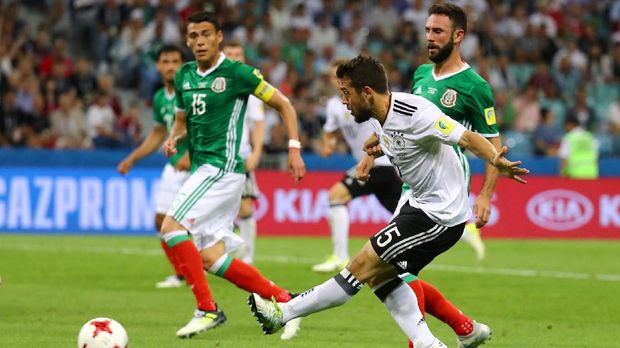 Jerman menang 4-1 atas Meksiko di Piala Konfederasi 2017 lalu. (