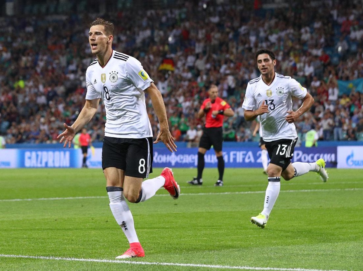 Leon Goretzka di laga Jerman melawan Meksiko. (Foto: Buda Mendes/Getty Images)