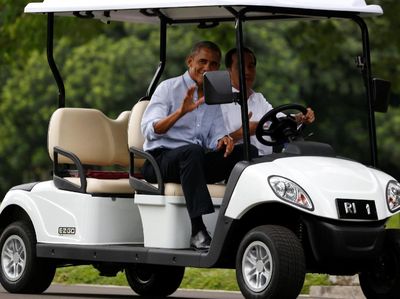 Jokowi Setiri Obama di Istana Bogor
